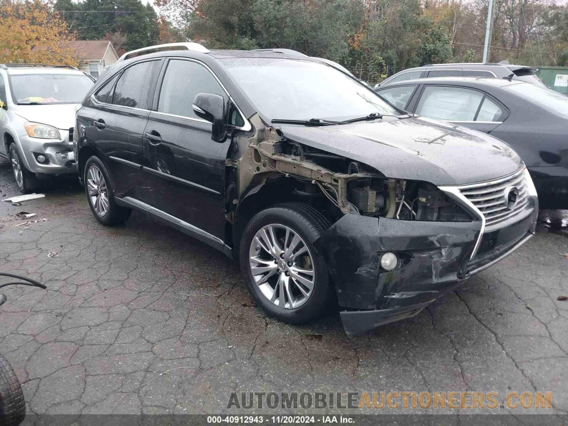 2T2BK1BA2EC241565 LEXUS RX 350 2014