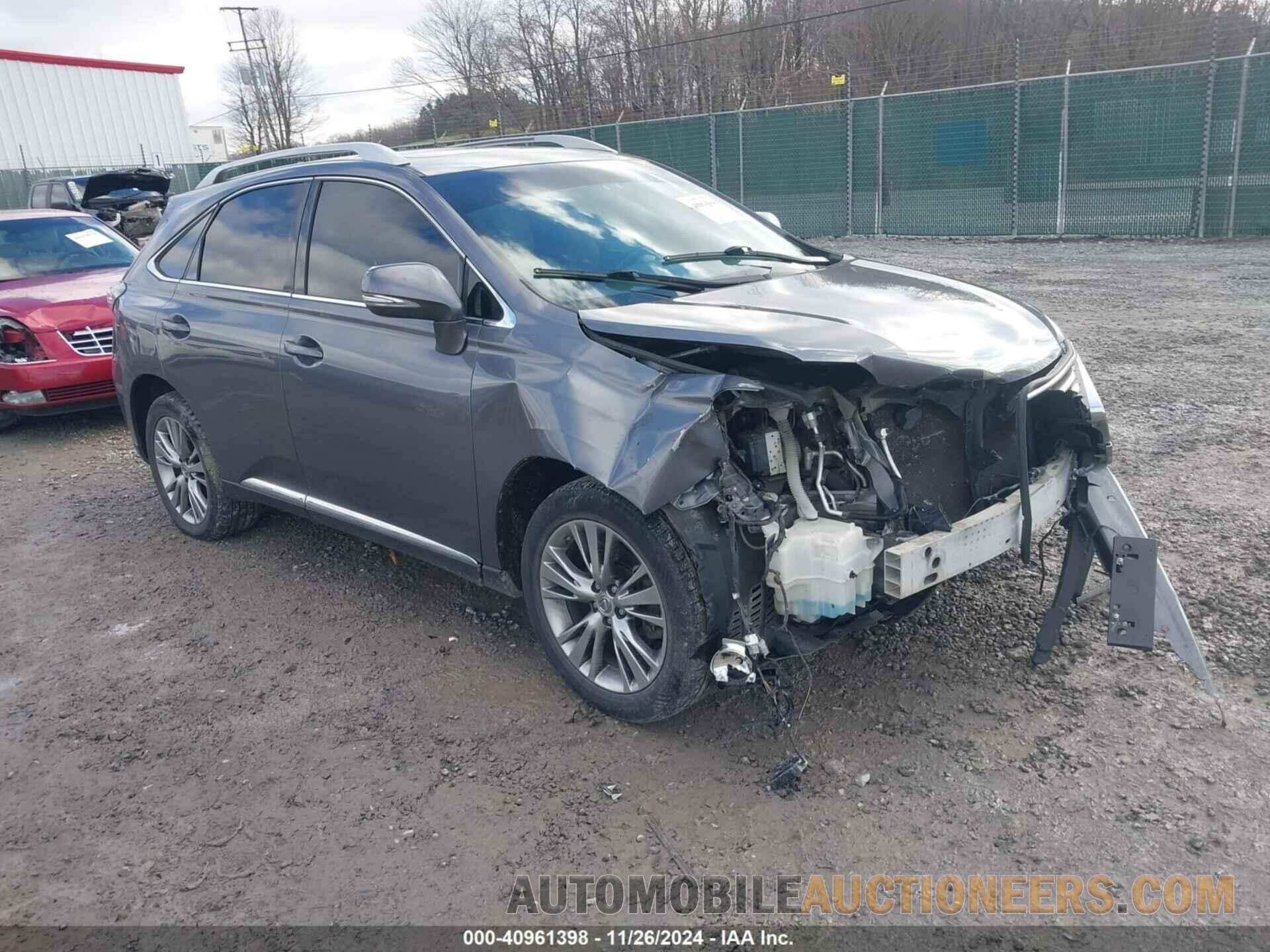 2T2BK1BA2EC249617 LEXUS RX 350 2014