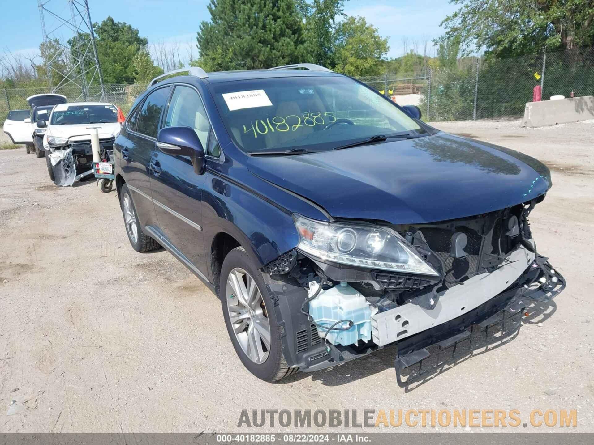 2T2BK1BA2FC261607 LEXUS RX 350 2015