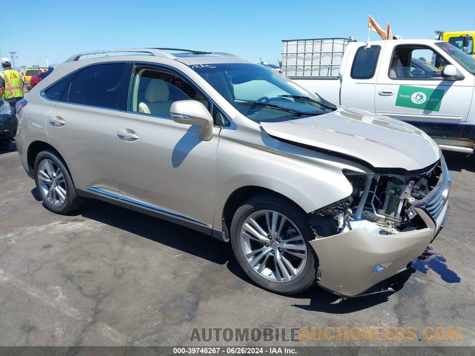 2T2BK1BA2FC289178 LEXUS RX 350 2015