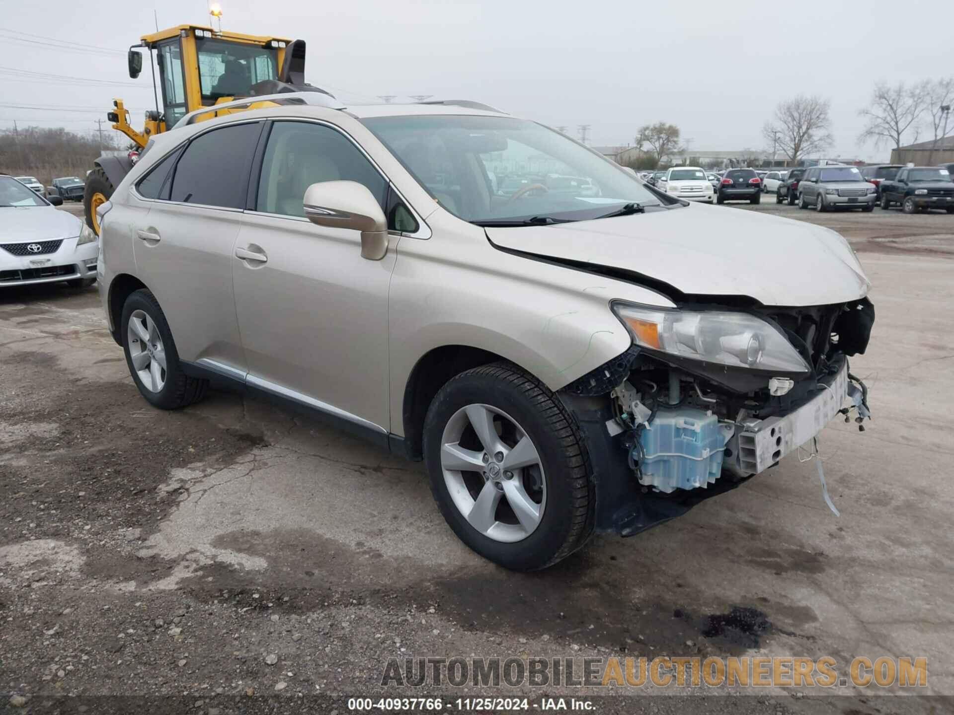 2T2BK1BA3CC135459 LEXUS RX 350 2012