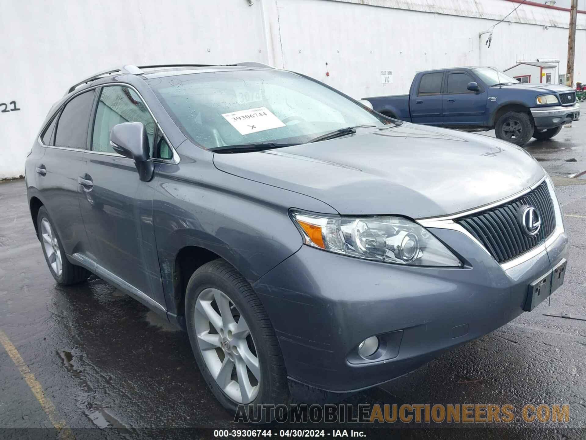 2T2BK1BA3CC150950 LEXUS RX 350 2012