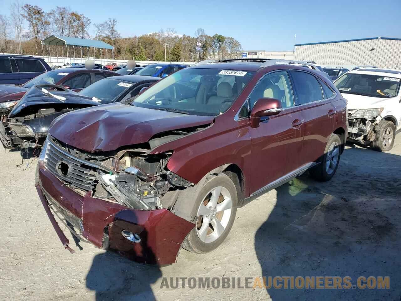 2T2BK1BA3DC160217 LEXUS RX350 2013