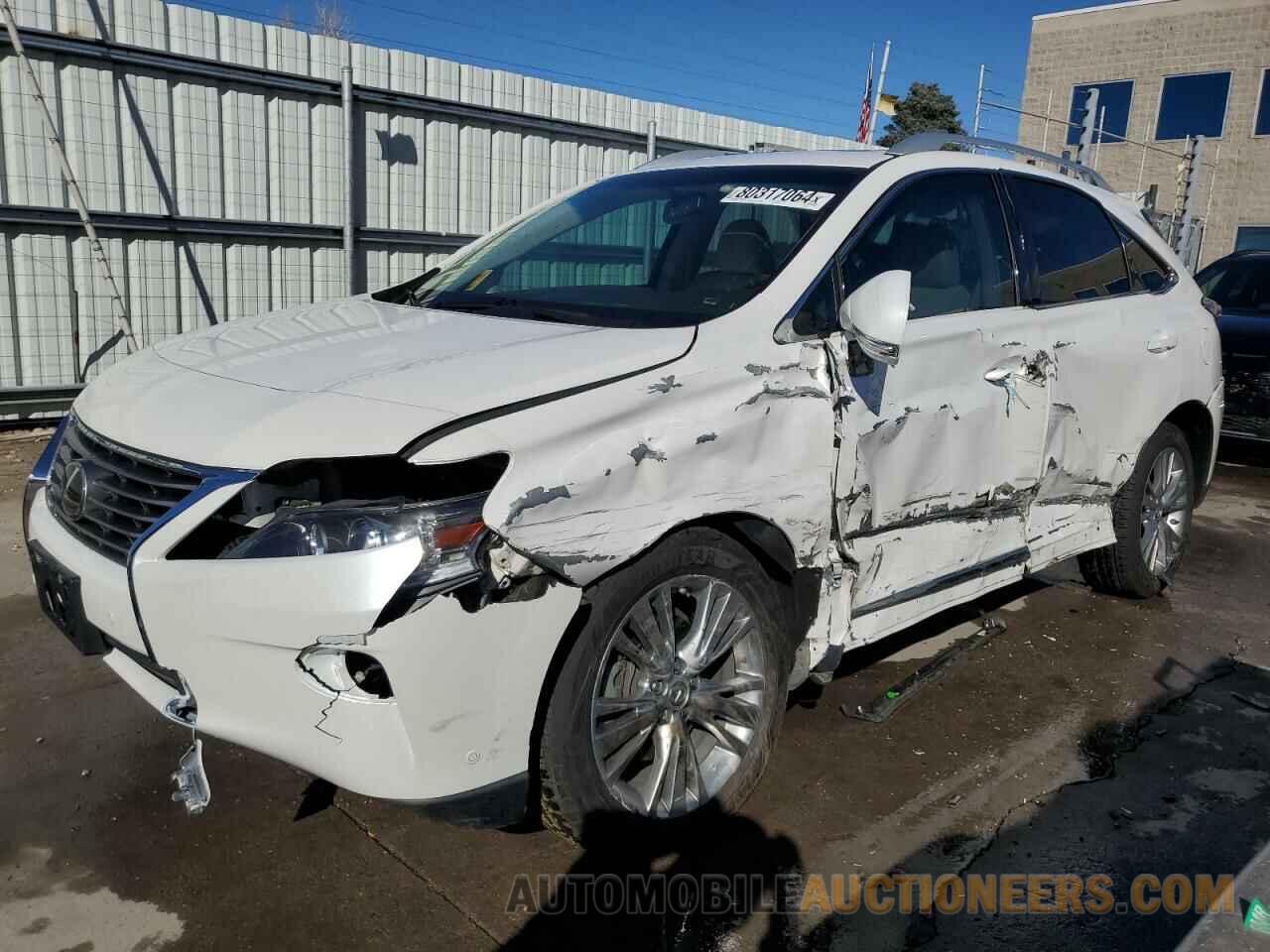 2T2BK1BA3DC224305 LEXUS RX350 2013