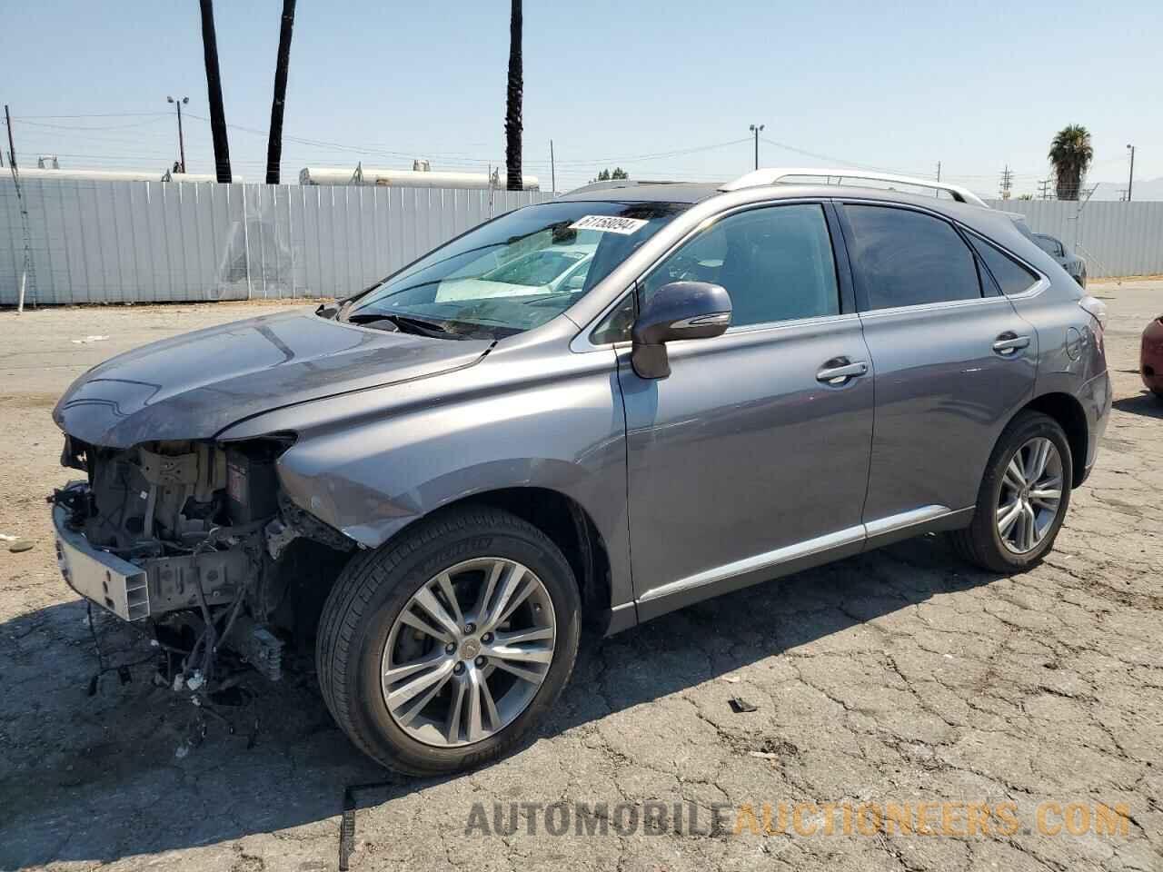 2T2BK1BA3FC261938 LEXUS RX350 2015