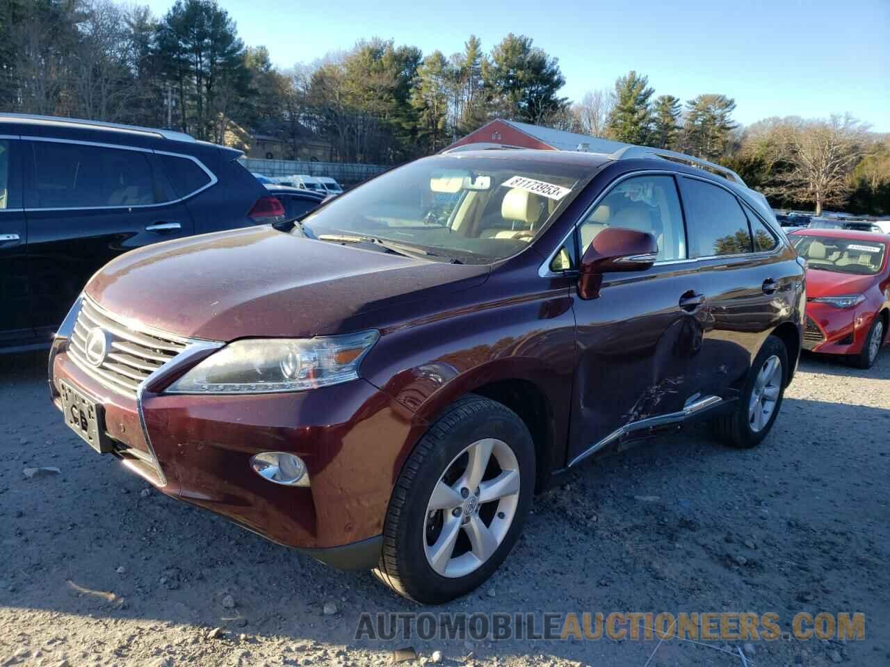 2T2BK1BA3FC262717 LEXUS RX350 2015