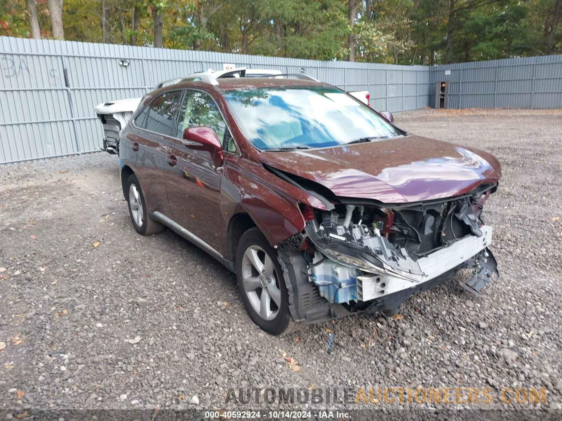 2T2BK1BA3FC291408 LEXUS RX 350 2015