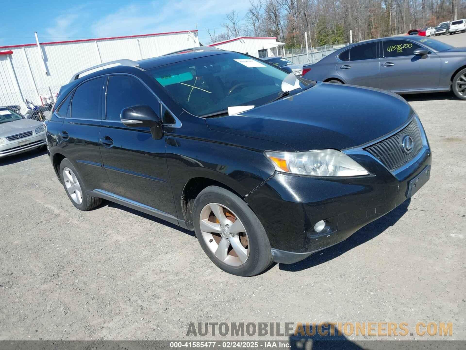 2T2BK1BA4BC101562 LEXUS RX 350 2011