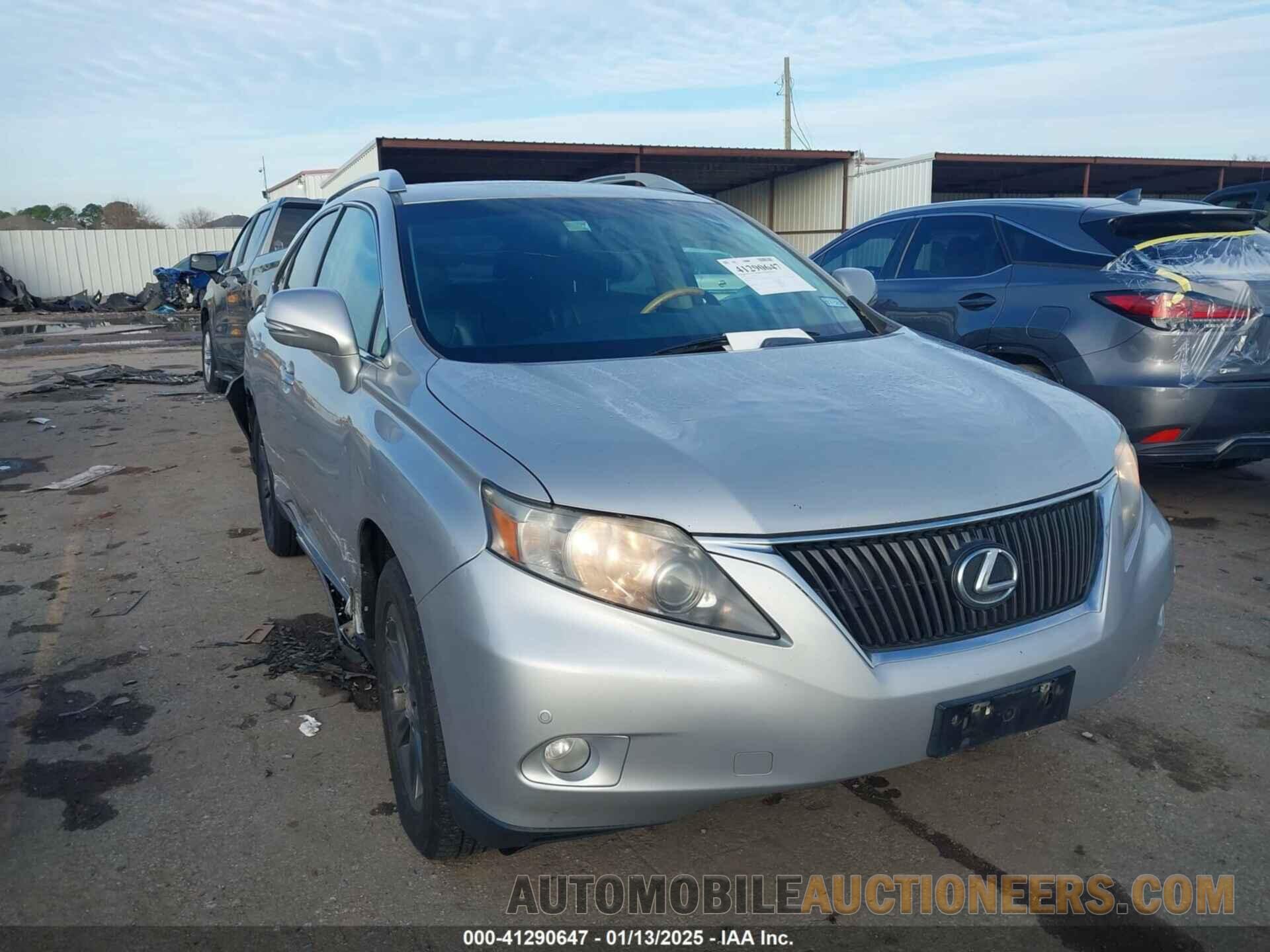 2T2BK1BA4CC133171 LEXUS RX 350 2012