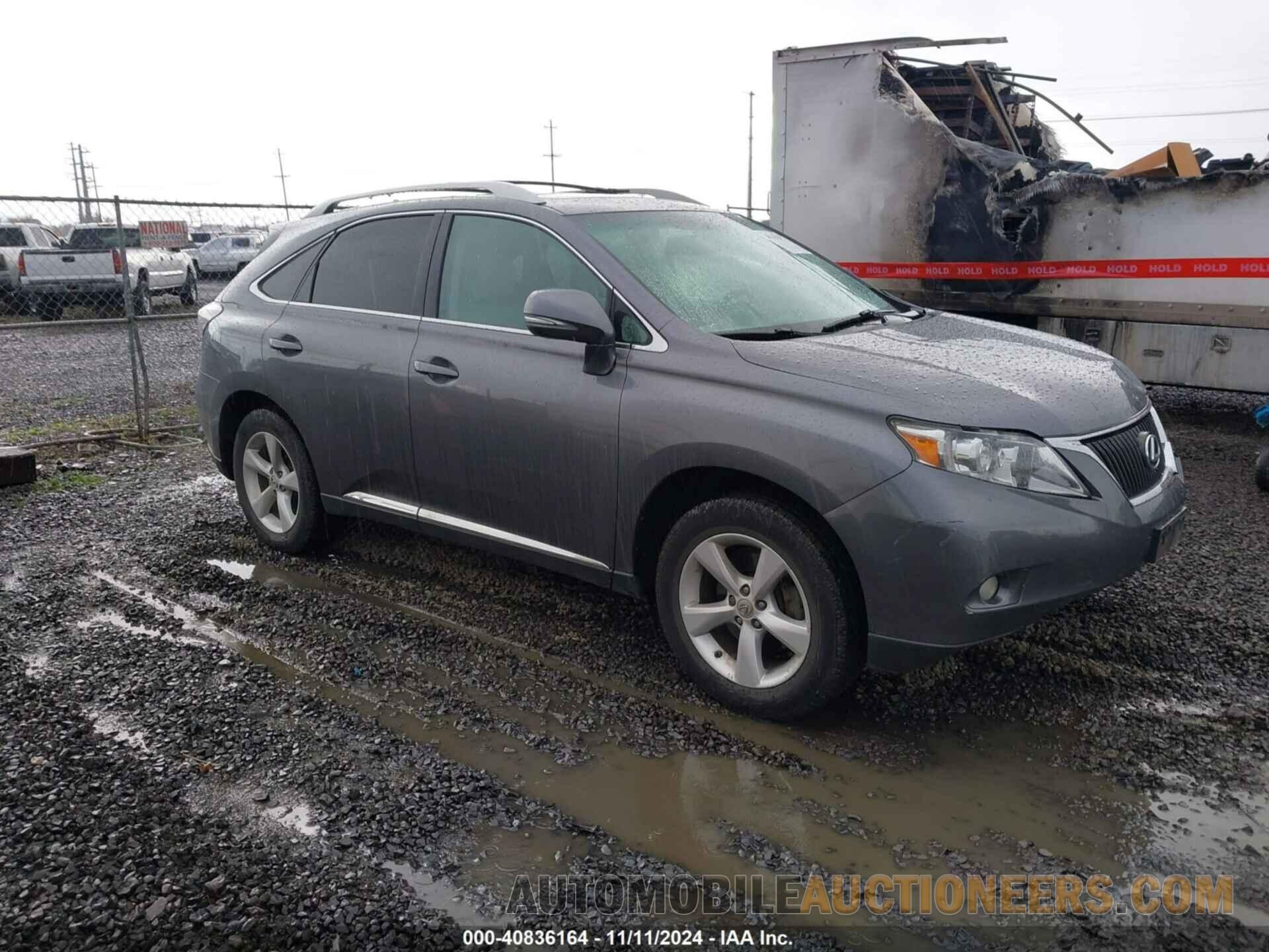 2T2BK1BA4CC136183 LEXUS RX 350 2012