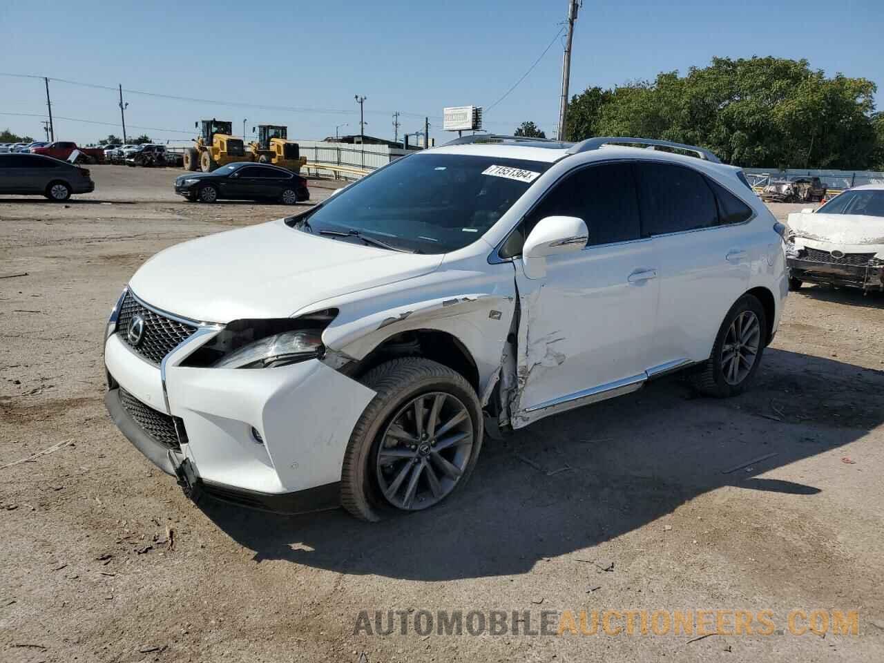 2T2BK1BA4FC281776 LEXUS RX350 2015