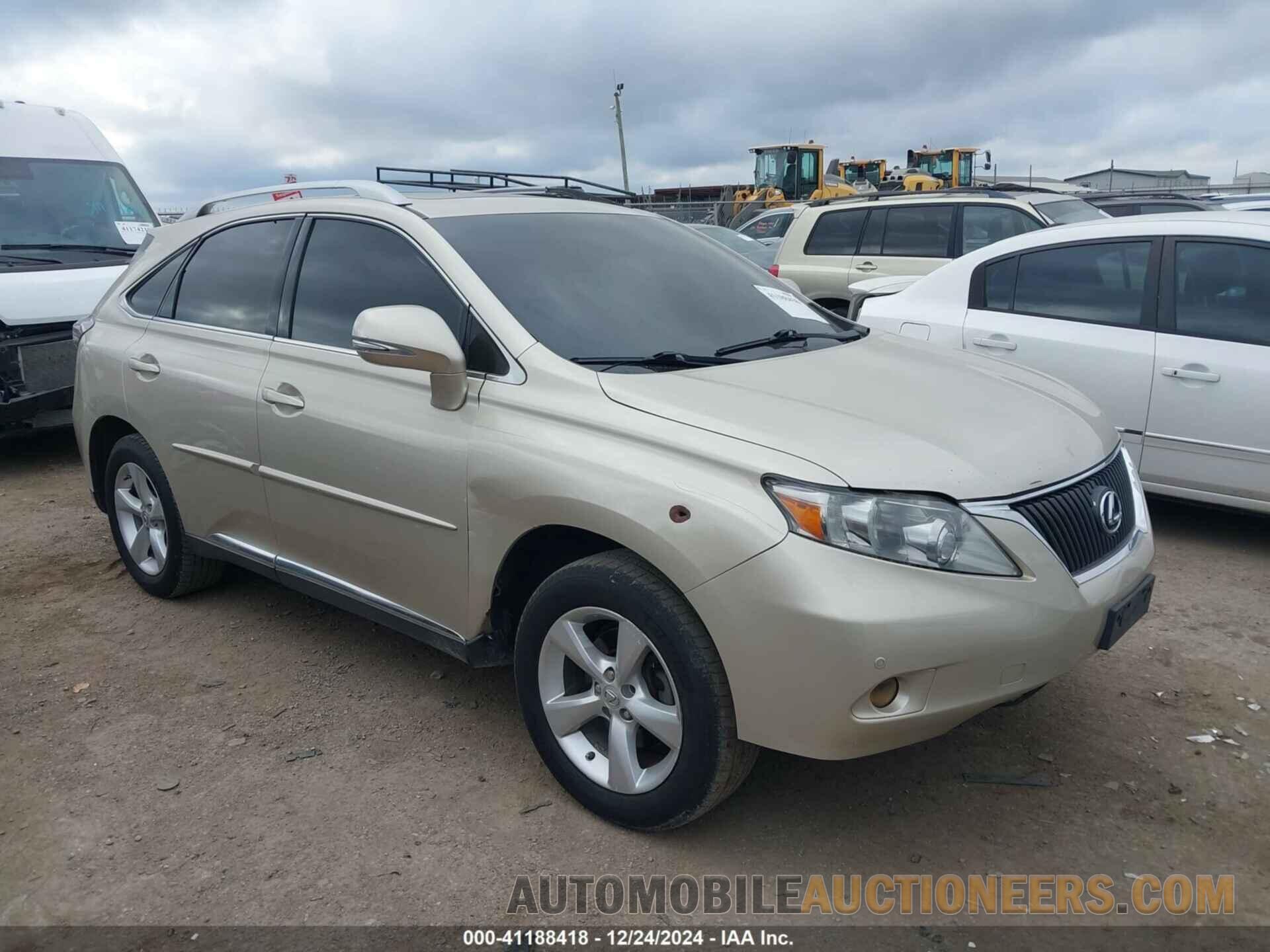 2T2BK1BA5BC110755 LEXUS RX 350 2011