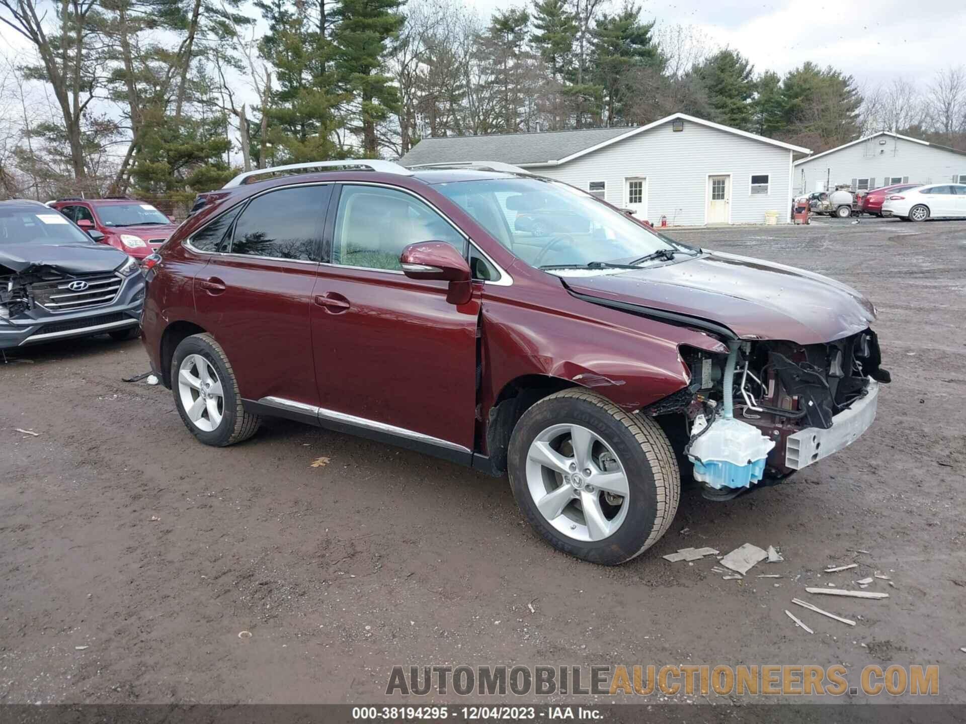 2T2BK1BA5FC268552 LEXUS RX 350 2015