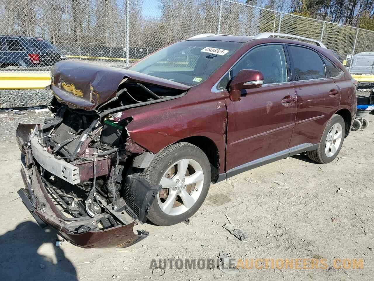 2T2BK1BA5FC297002 LEXUS RX350 2015