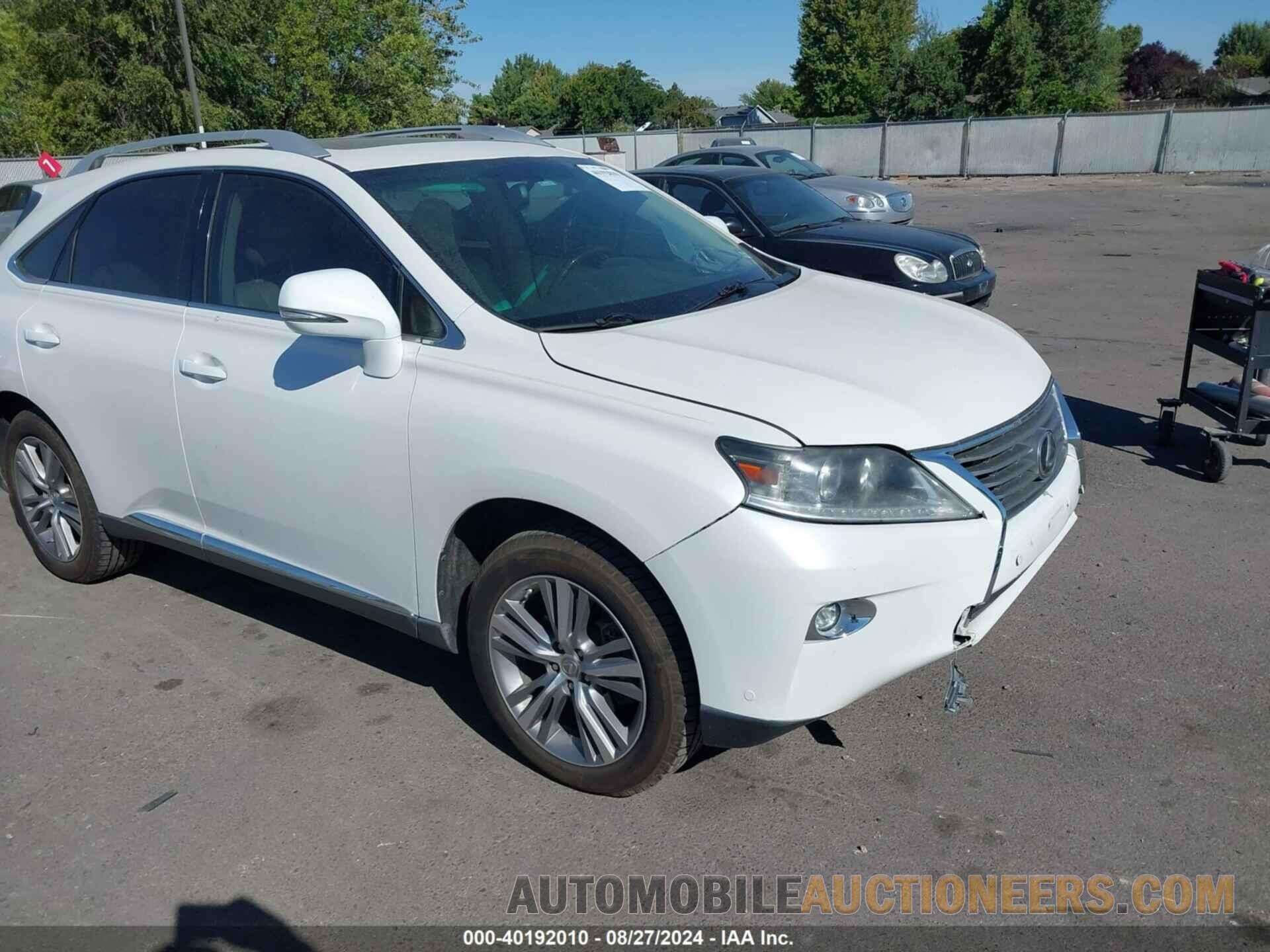 2T2BK1BA5FC327602 LEXUS RX 2015