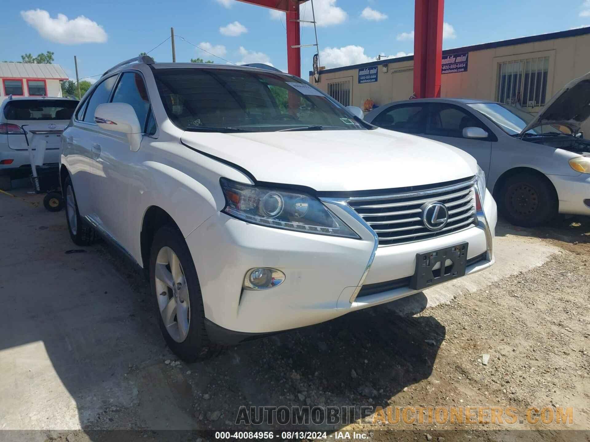 2T2BK1BA5FC329494 LEXUS RX 350 2015