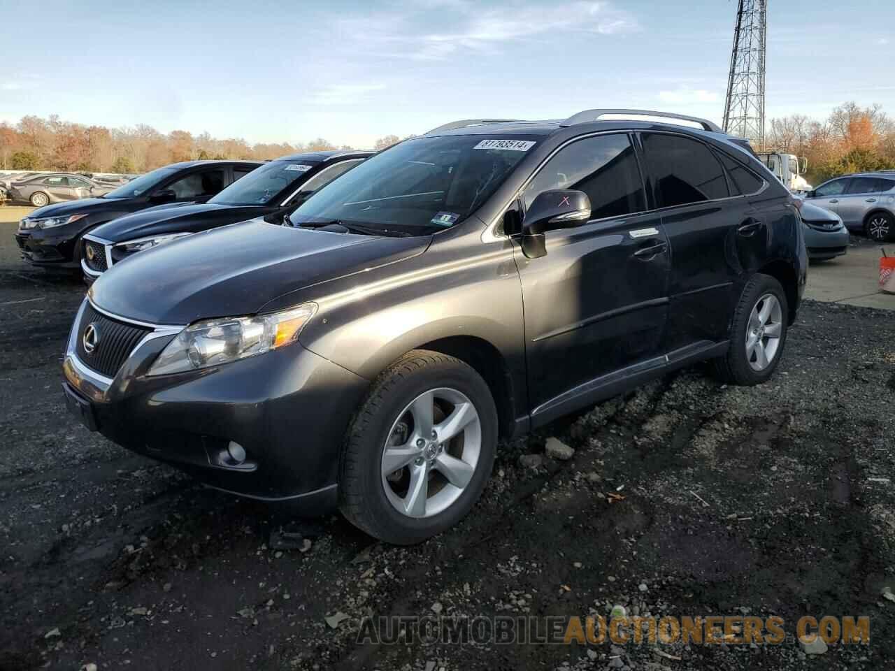 2T2BK1BA6BC082318 LEXUS RX350 2011