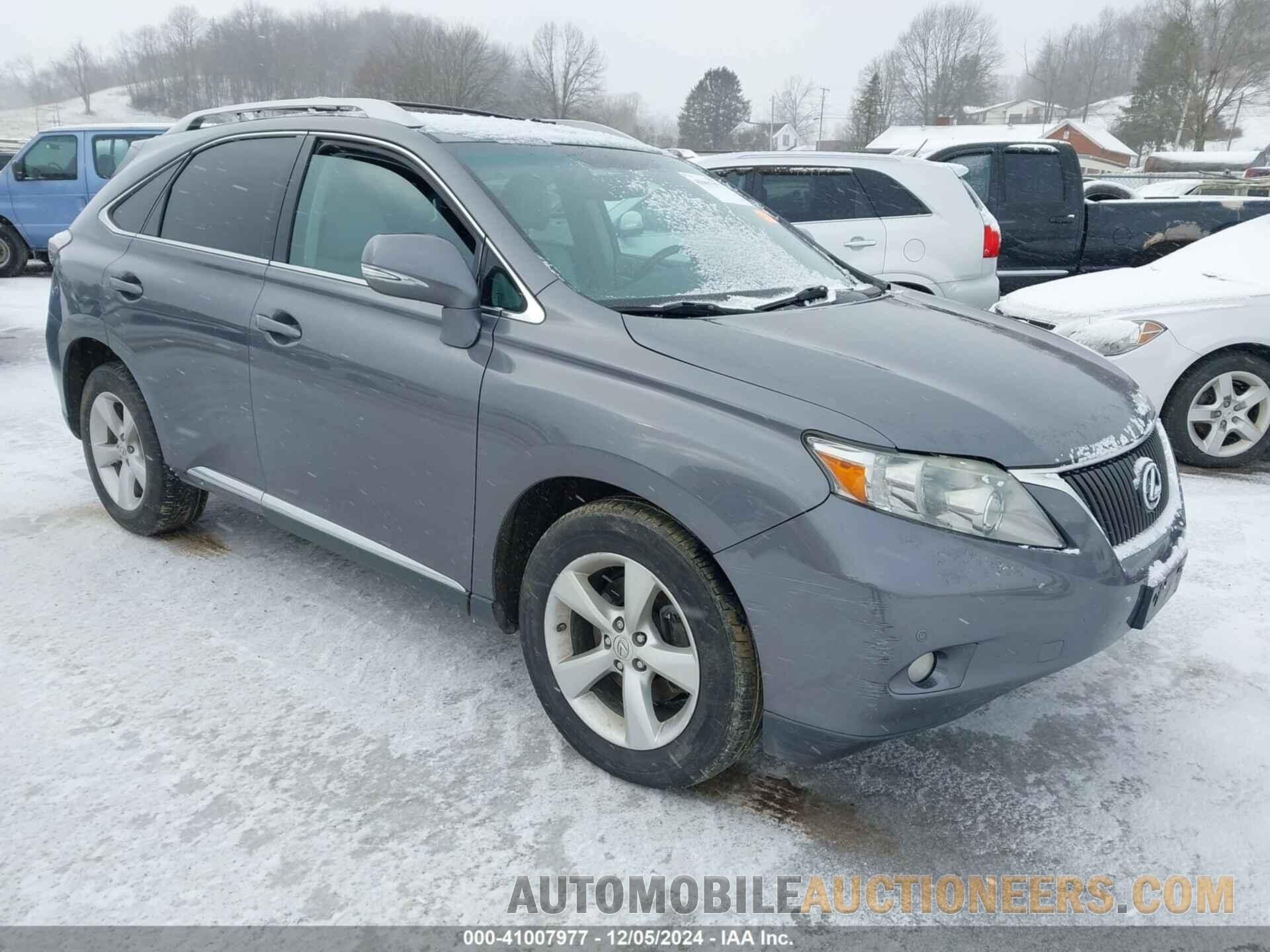 2T2BK1BA6CC129669 LEXUS RX 350 2012