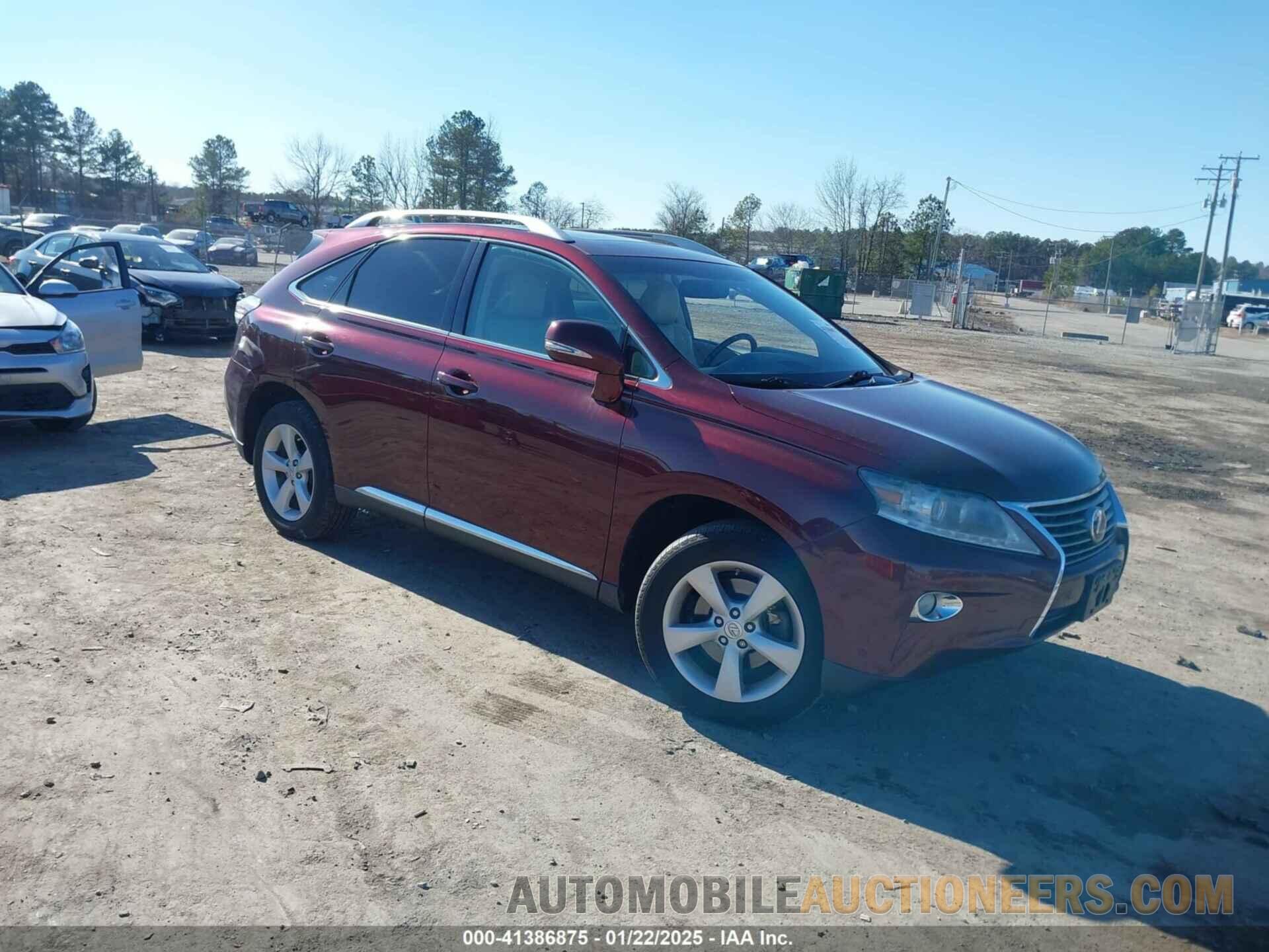 2T2BK1BA6DC164004 LEXUS RX 350 2013