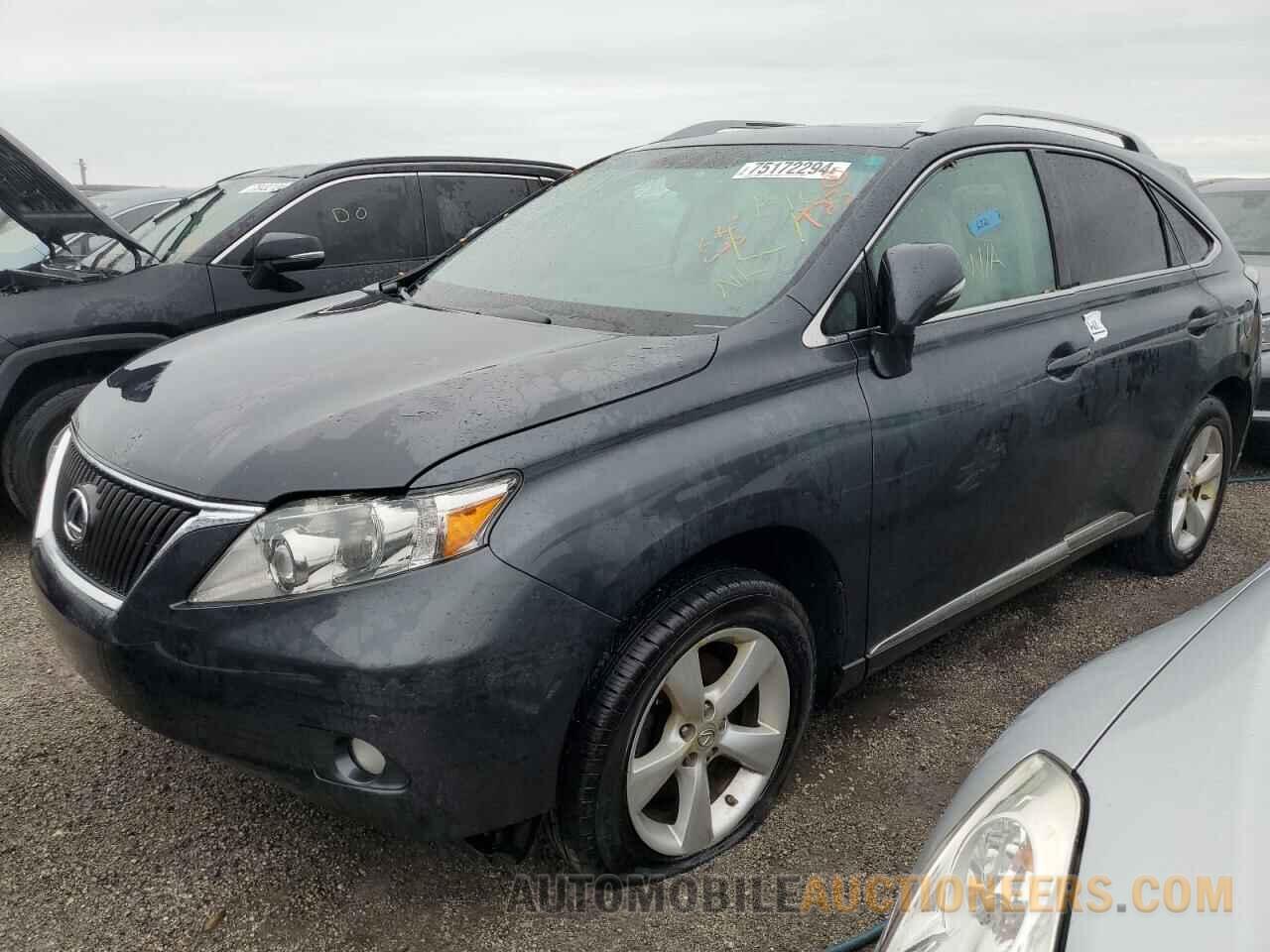 2T2BK1BA7BC116329 LEXUS RX350 2011