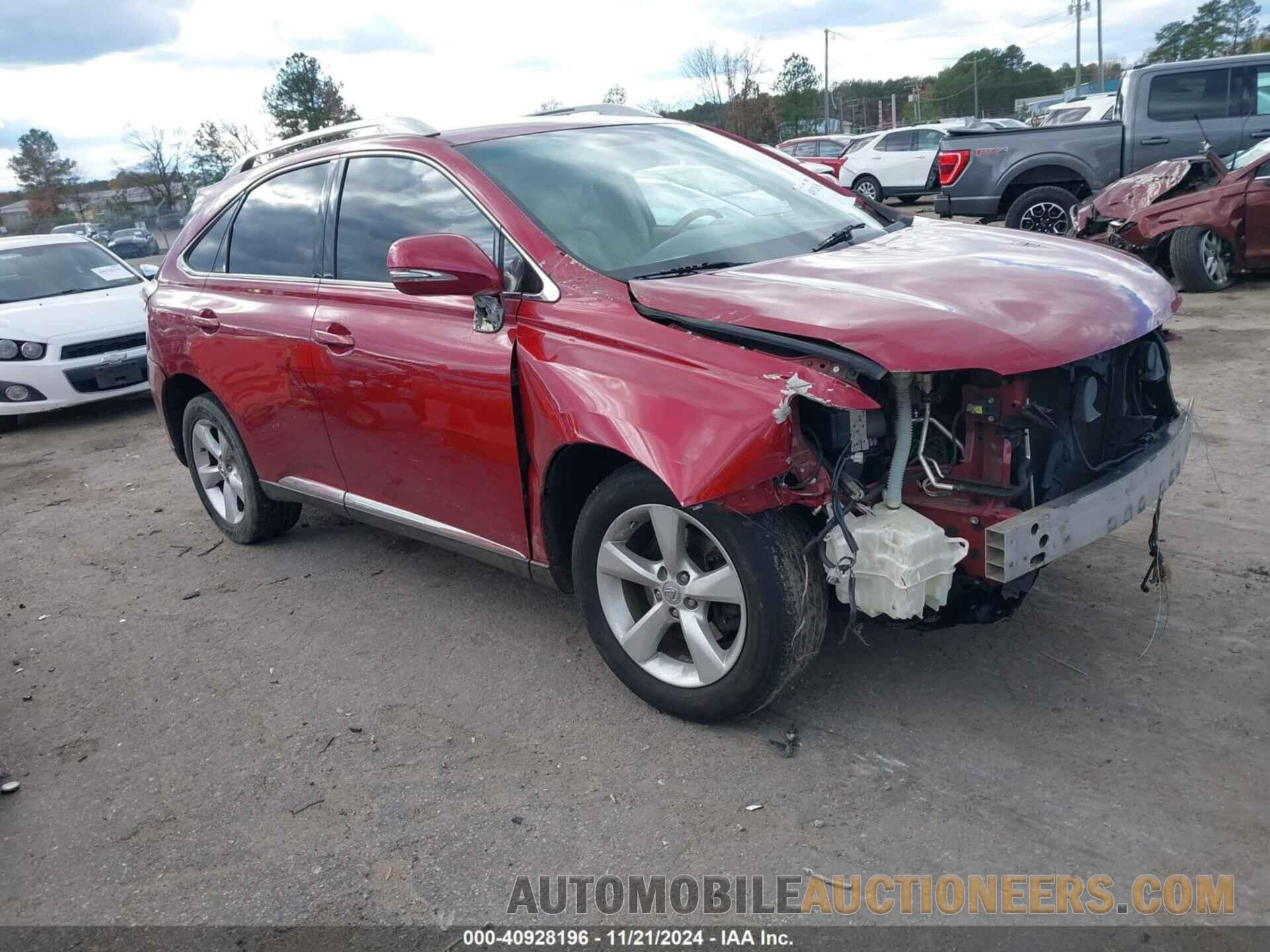 2T2BK1BA7CC145248 LEXUS RX 350 2012