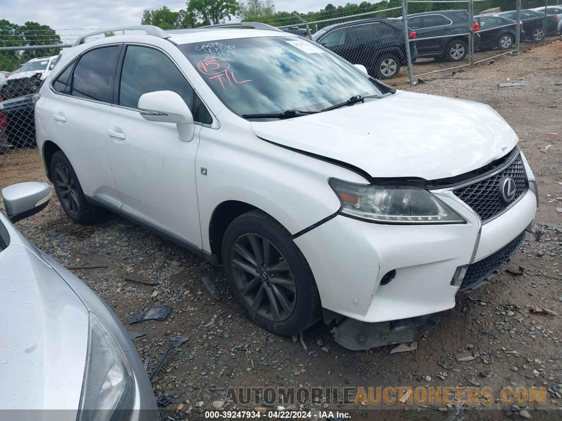 2T2BK1BA7FC281691 LEXUS RX 350 2015