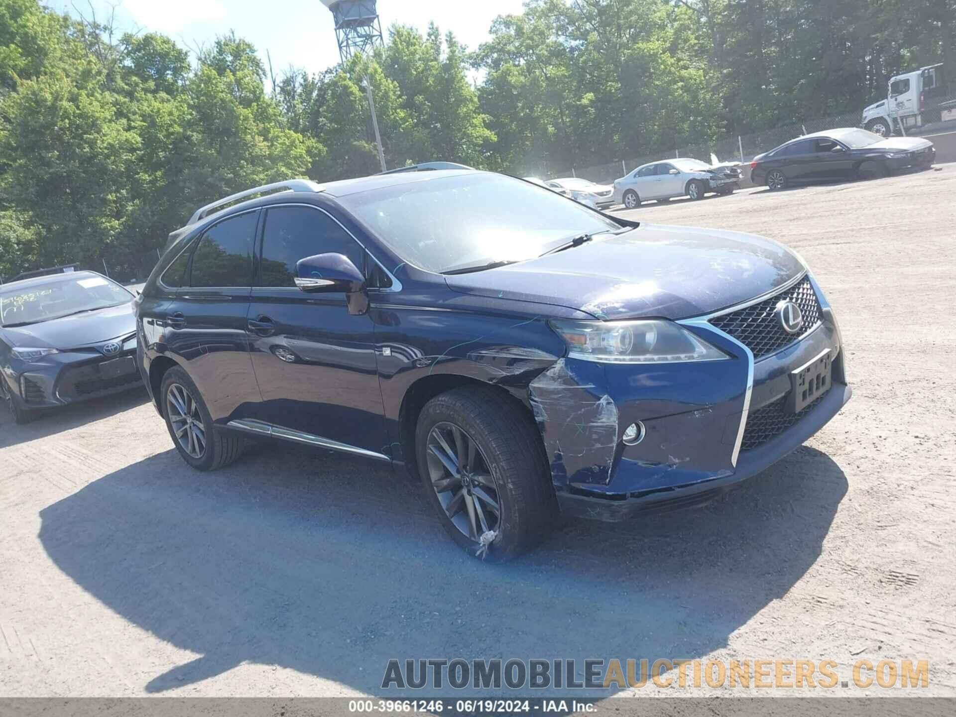 2T2BK1BA7FC302877 LEXUS RX 350 2015