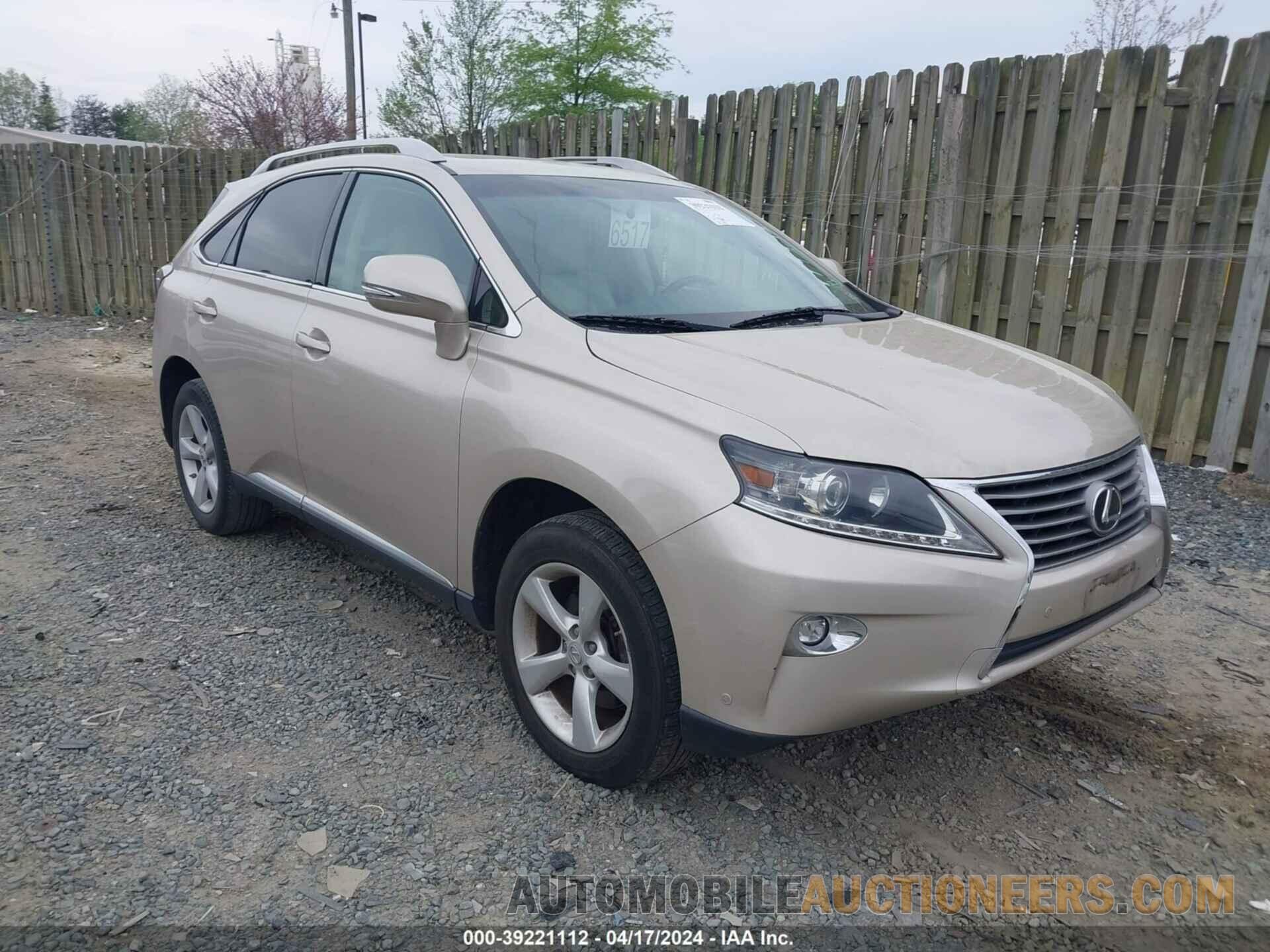 2T2BK1BA7FC333708 LEXUS RX 350 2015