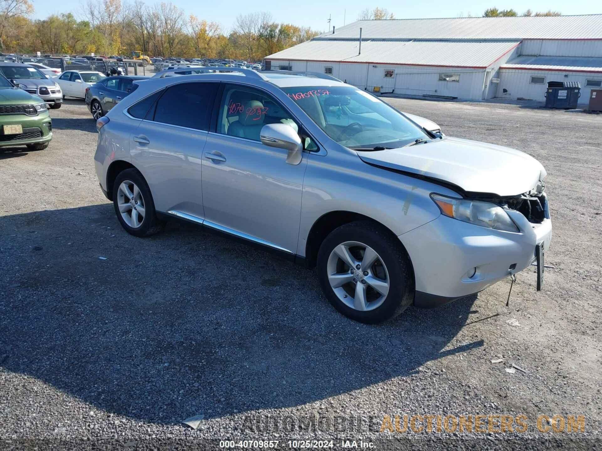 2T2BK1BA8BC090467 LEXUS RX 350 2011