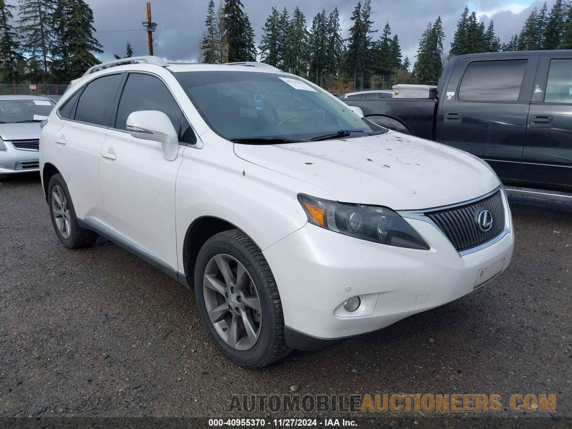 2T2BK1BA8CC133447 LEXUS RX 350 2012