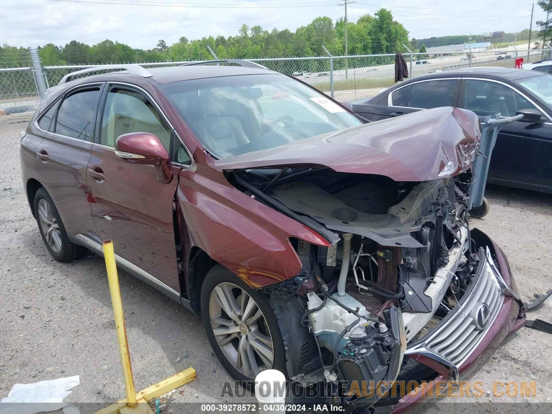 2T2BK1BA8FC272126 LEXUS RX 2015