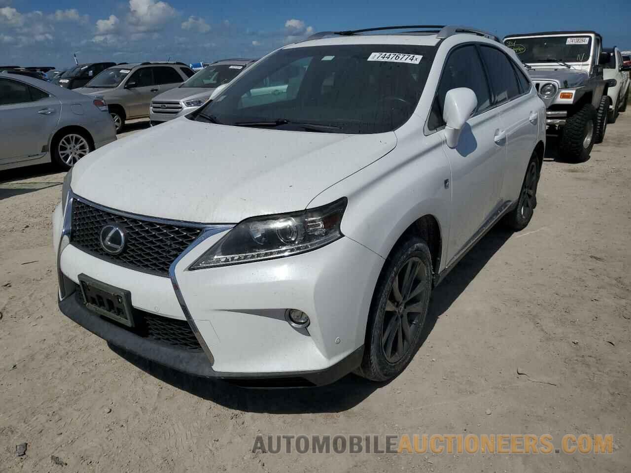 2T2BK1BA8FC296507 LEXUS RX350 2015