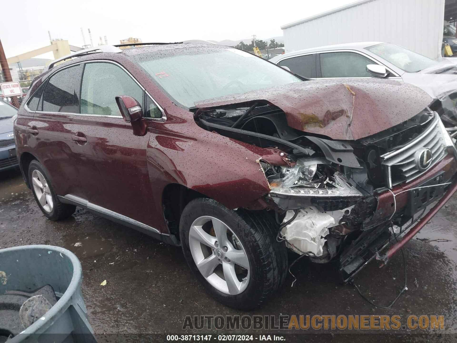 2T2BK1BA8FC307473 LEXUS RX 350 2015