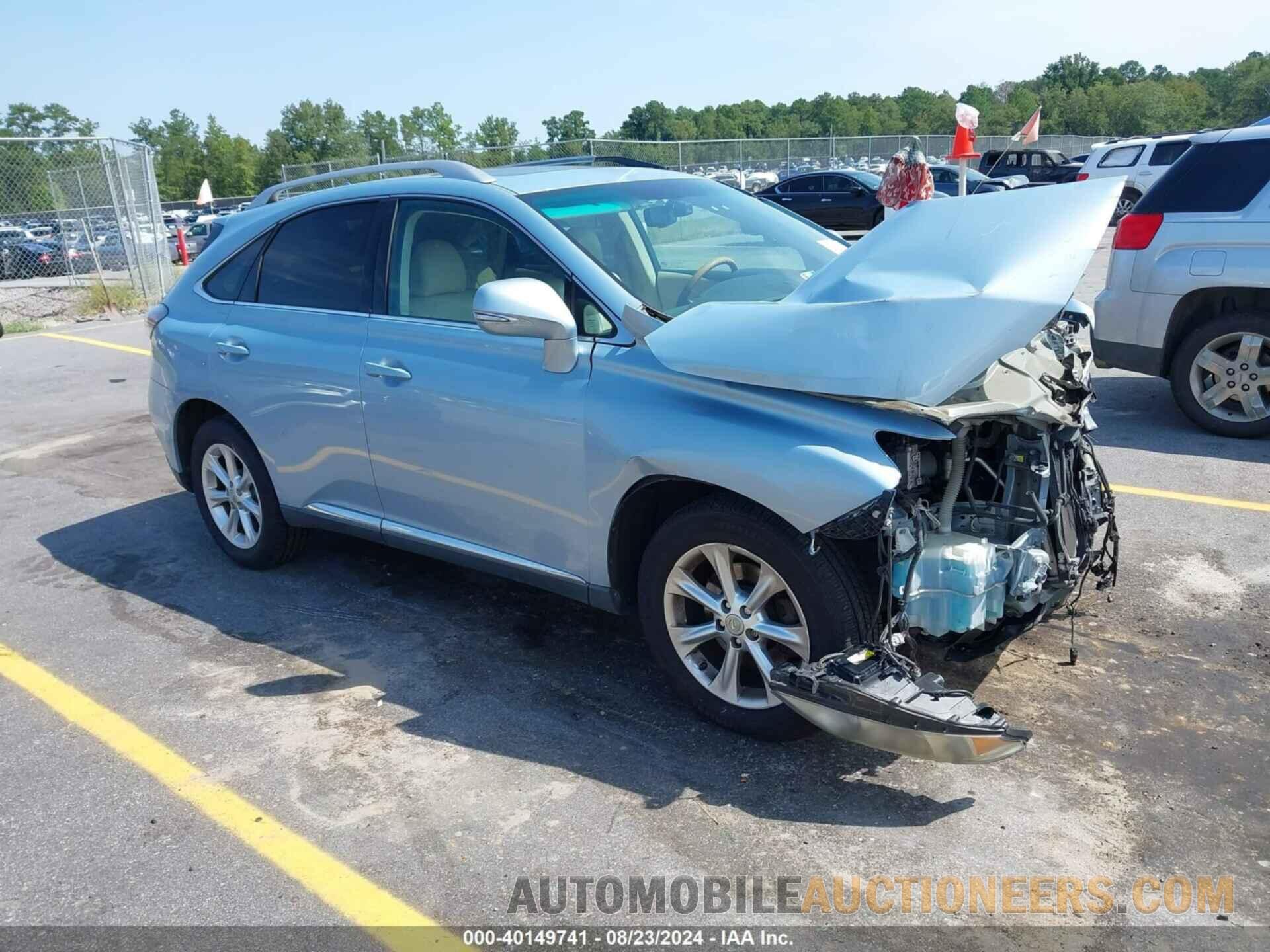 2T2BK1BA9AC010270 LEXUS RX 2010