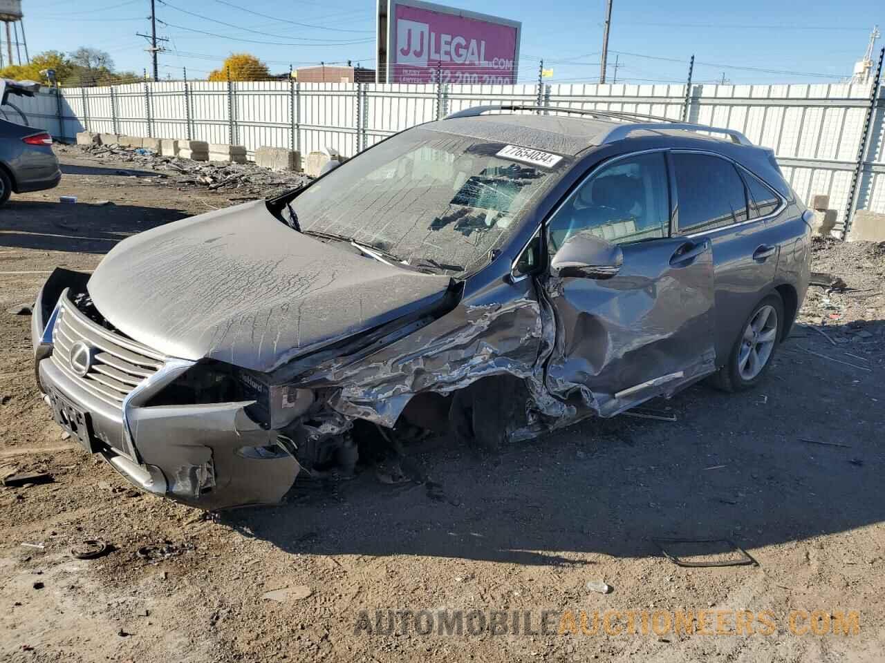 2T2BK1BA9FC253309 LEXUS RX350 2015