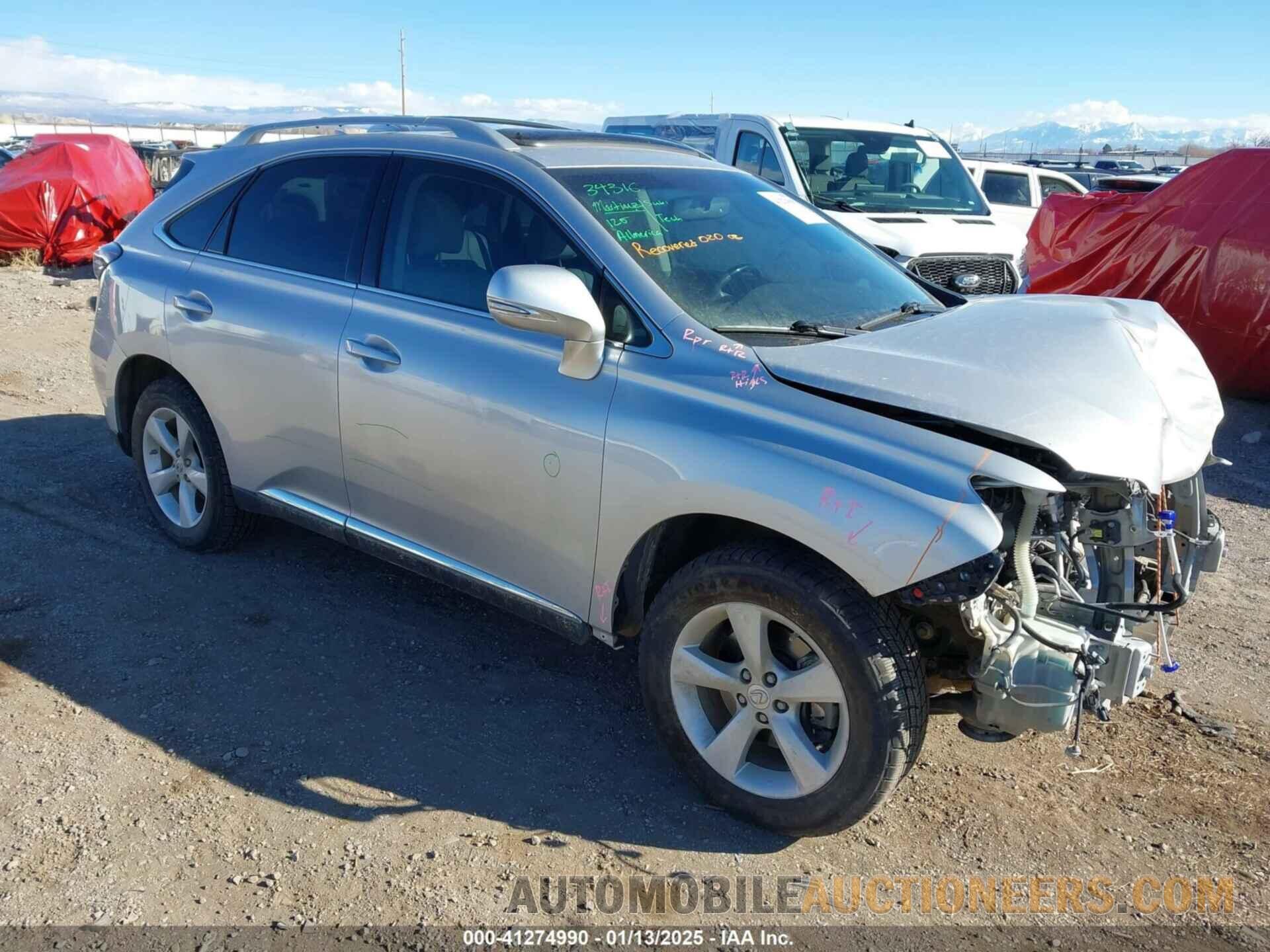 2T2BK1BA9FC257814 LEXUS RX 350 2015