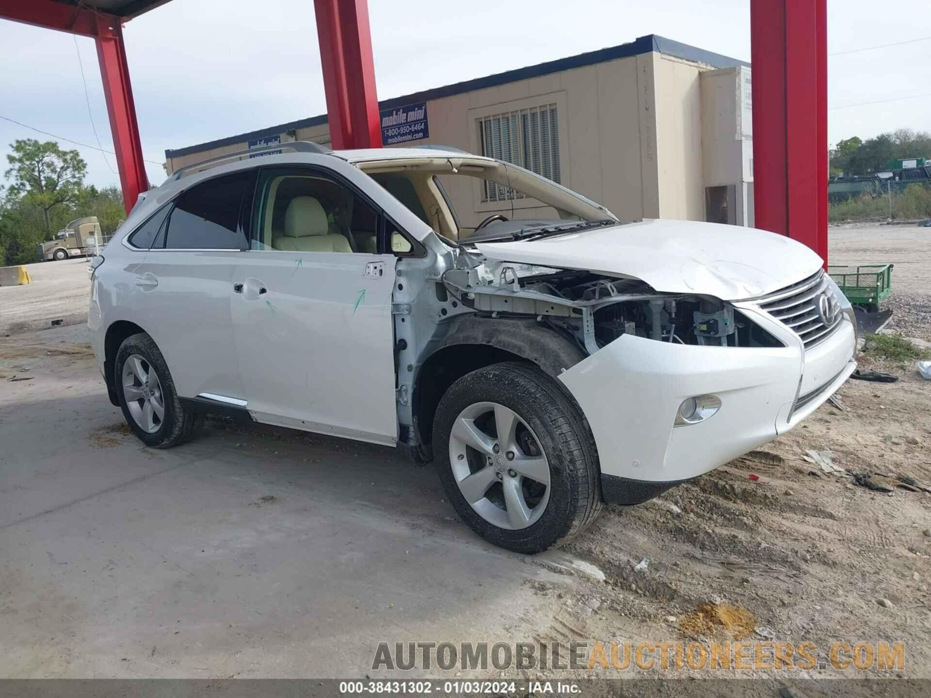 2T2BK1BA9FC312472 LEXUS RX 350 2015