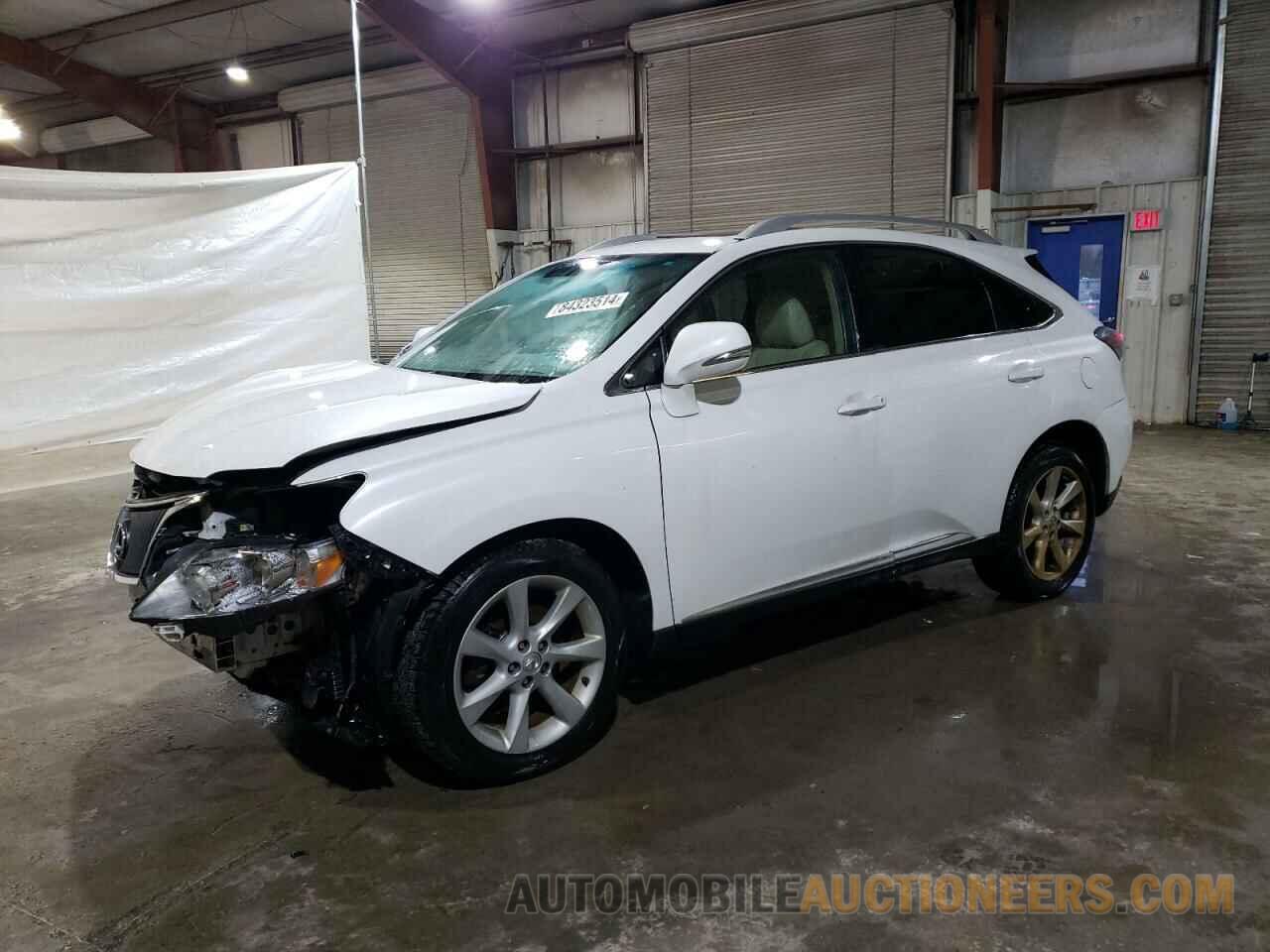 2T2BK1BAXCC150170 LEXUS RX350 2012