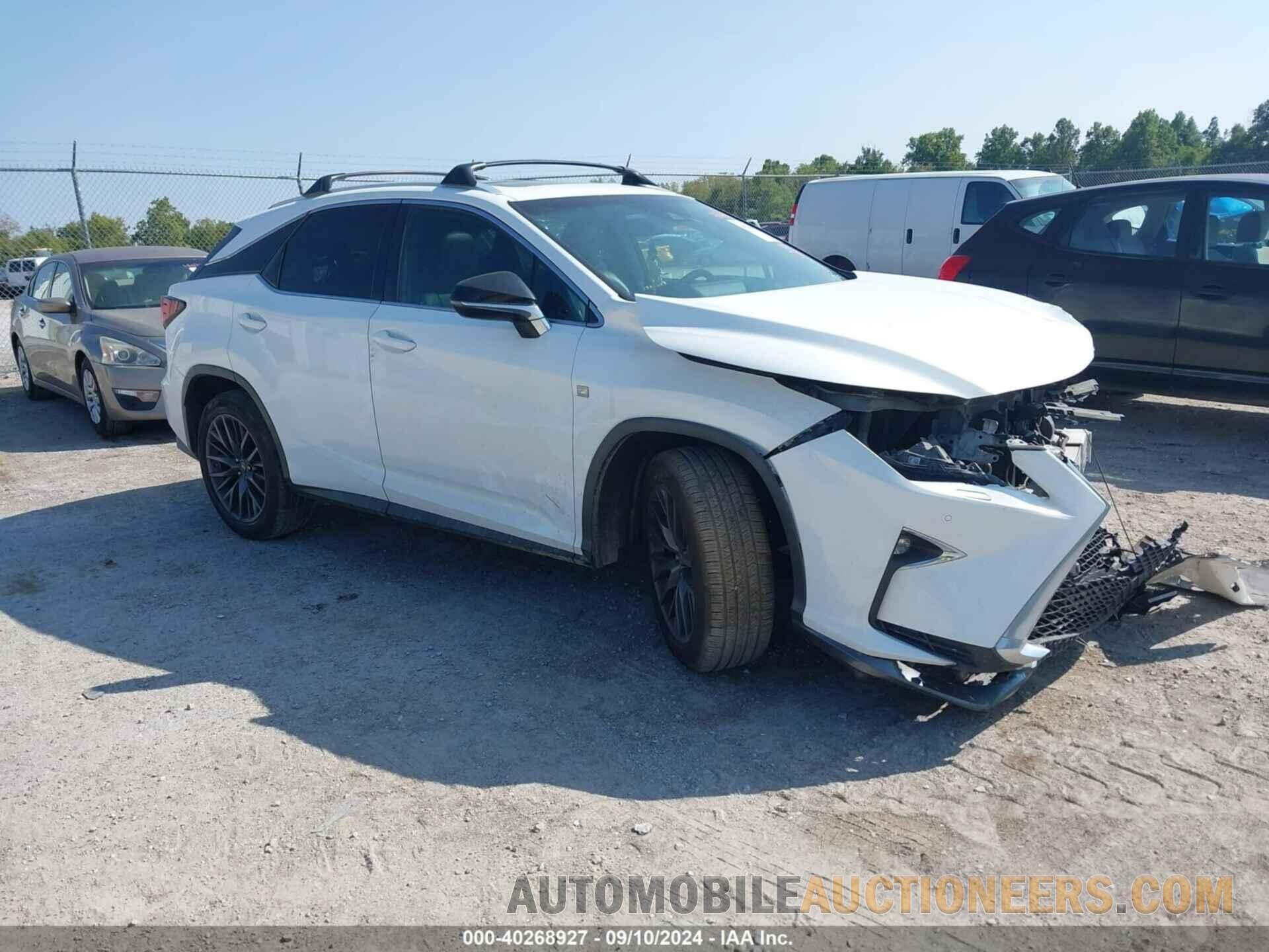 2T2BZMCA0GC016446 LEXUS RX 350 2016