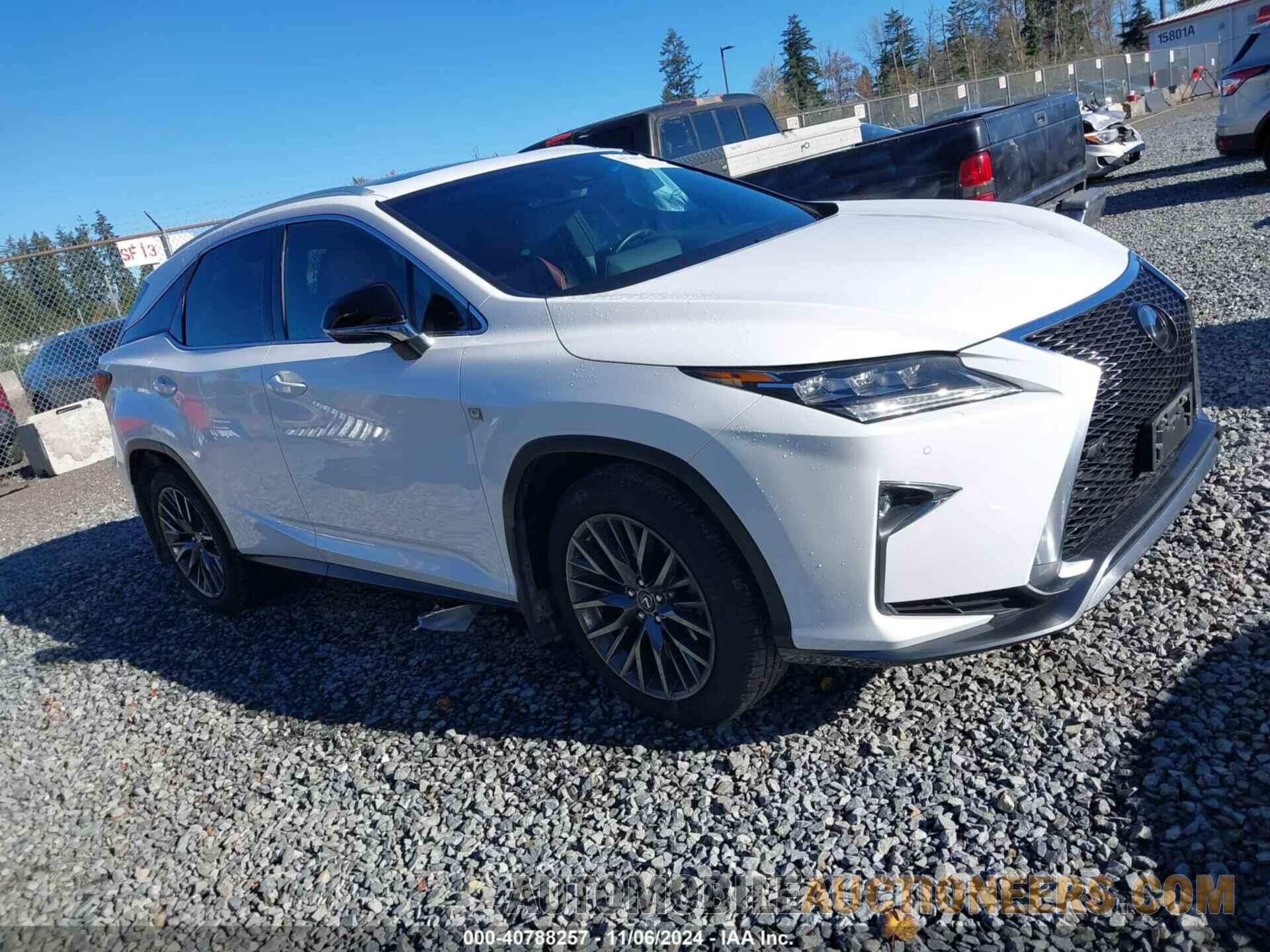 2T2BZMCA0HC127290 LEXUS RX 2017