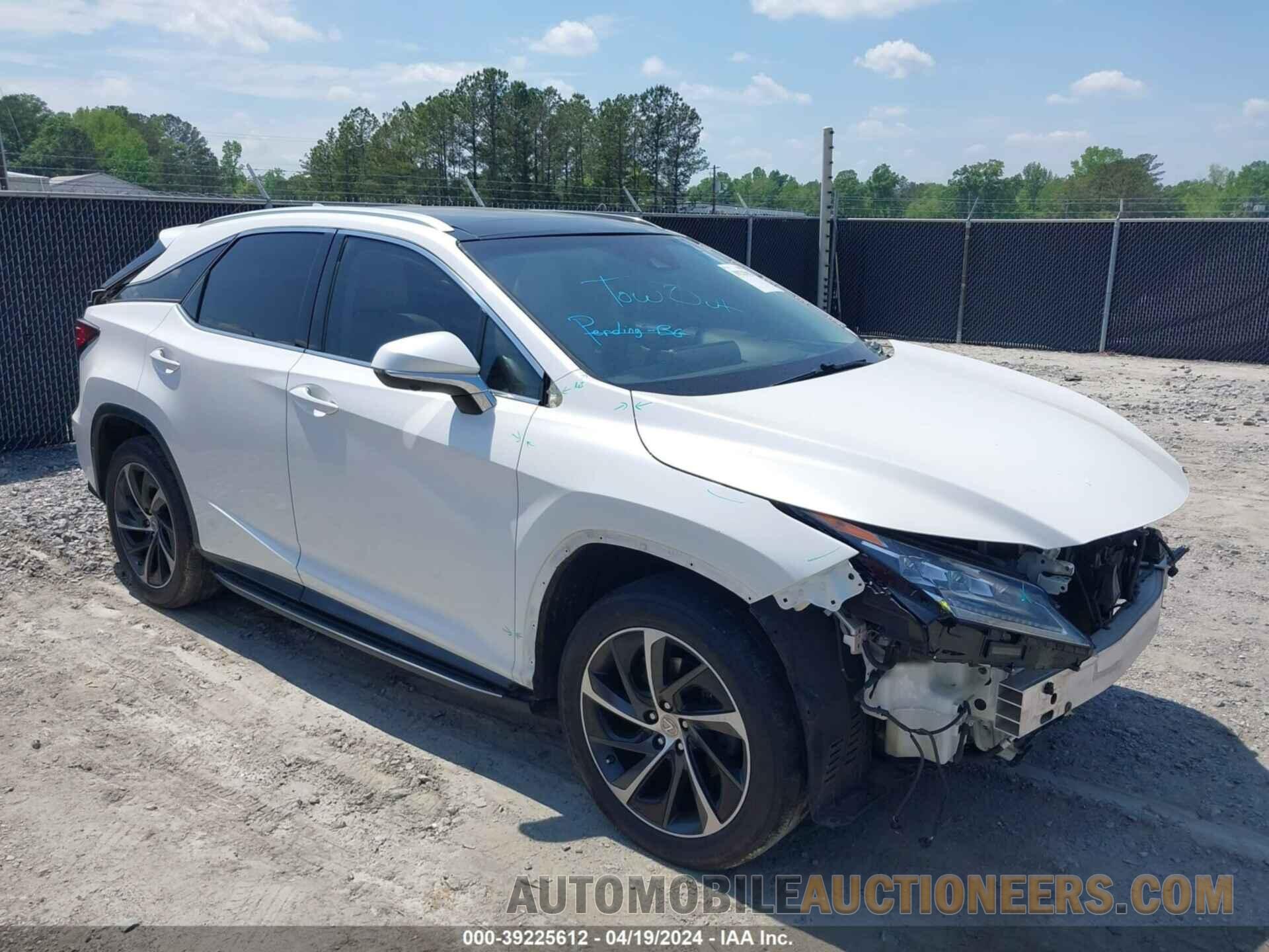 2T2BZMCA0HC133770 LEXUS RX 2017