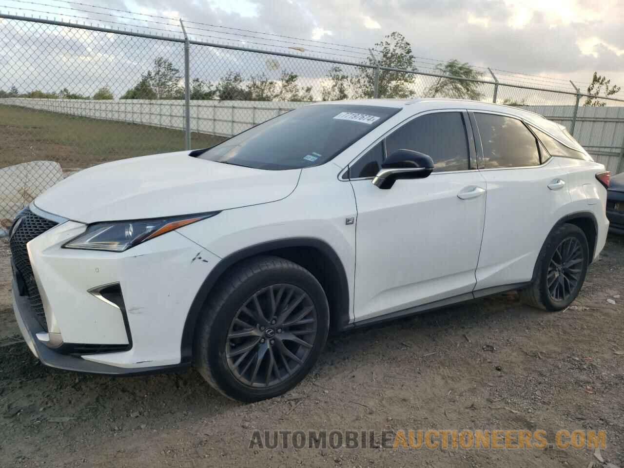 2T2BZMCA1GC034034 LEXUS RX350 2016