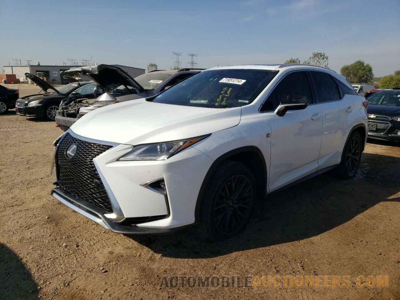 2T2BZMCA1GC041128 LEXUS RX350 2016