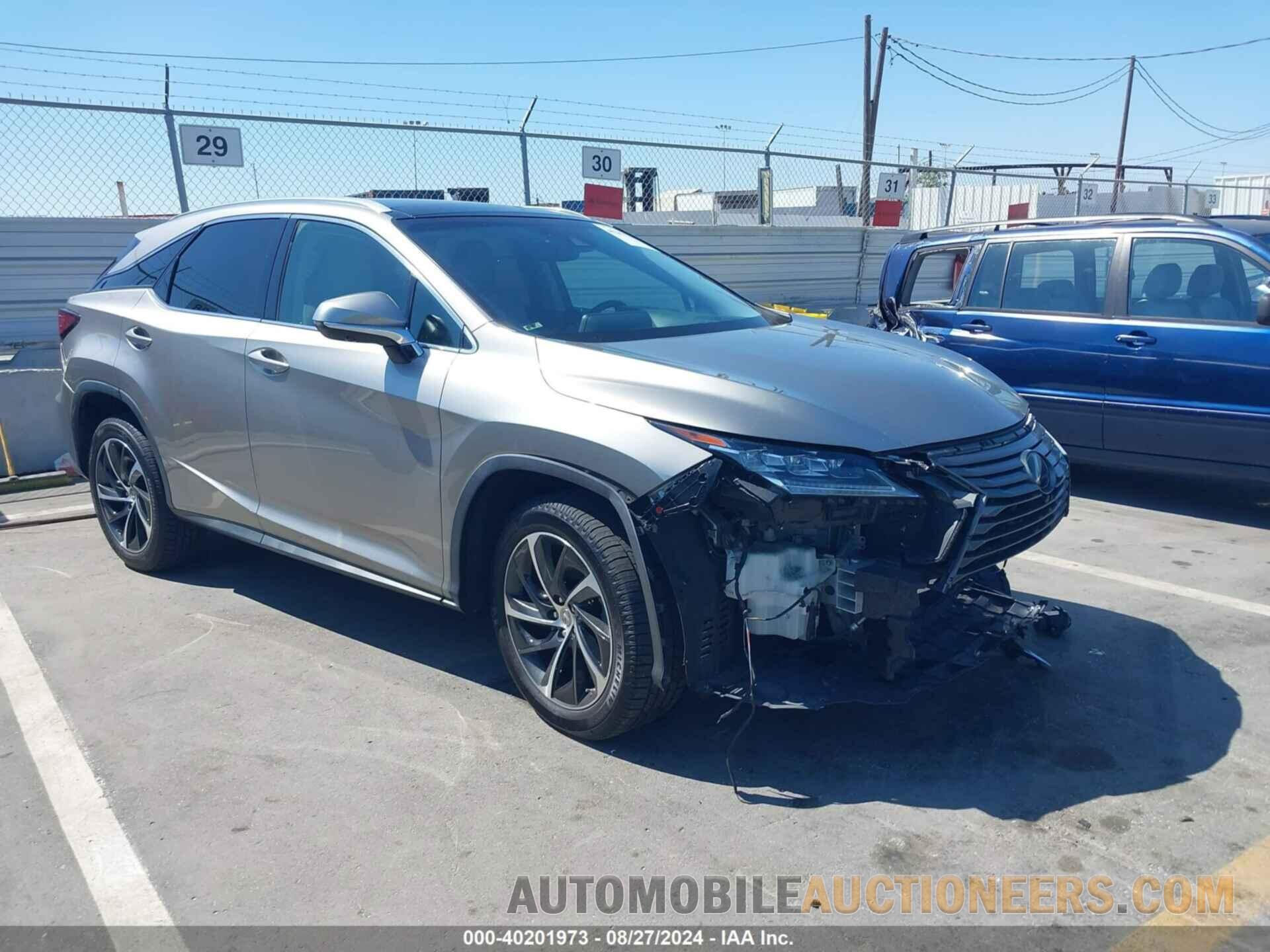 2T2BZMCA1HC091660 LEXUS RX 350 2017