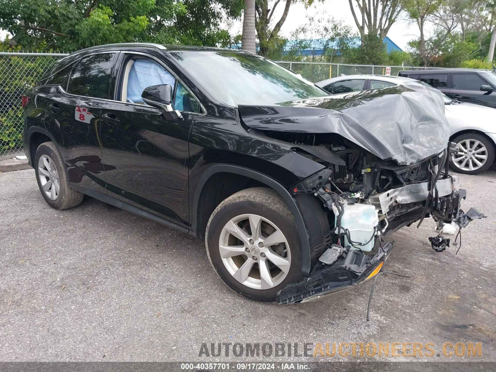 2T2BZMCA2HC084829 LEXUS RX 2017