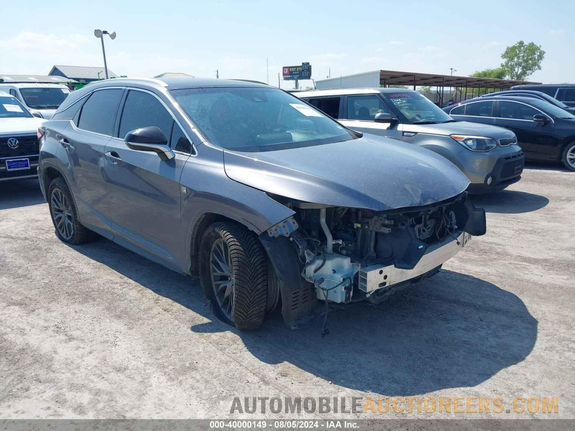 2T2BZMCA3HC074925 LEXUS RX 350 2017