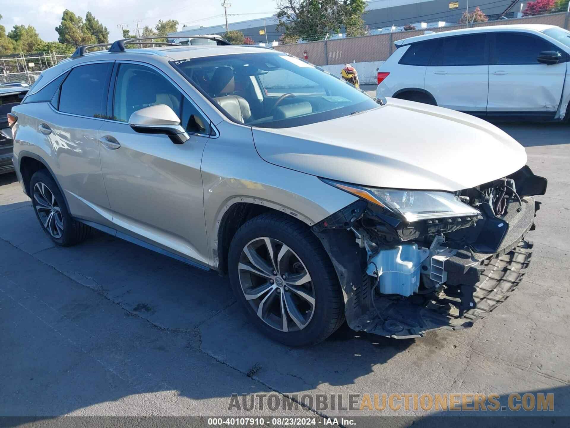 2T2BZMCA4GC004364 LEXUS RX 350 2016