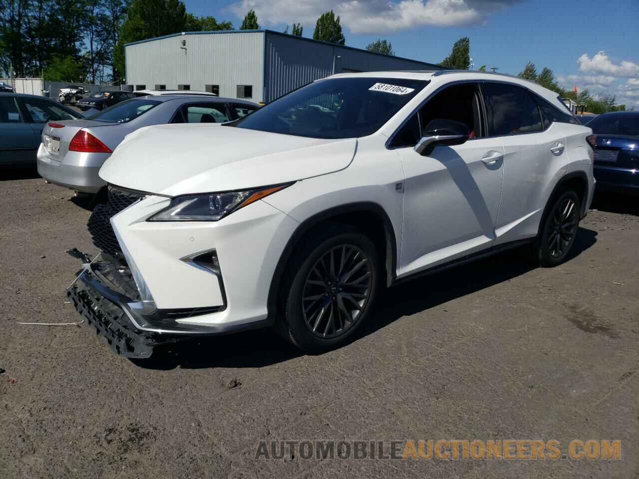 2T2BZMCA4GC017082 LEXUS RX350 2016