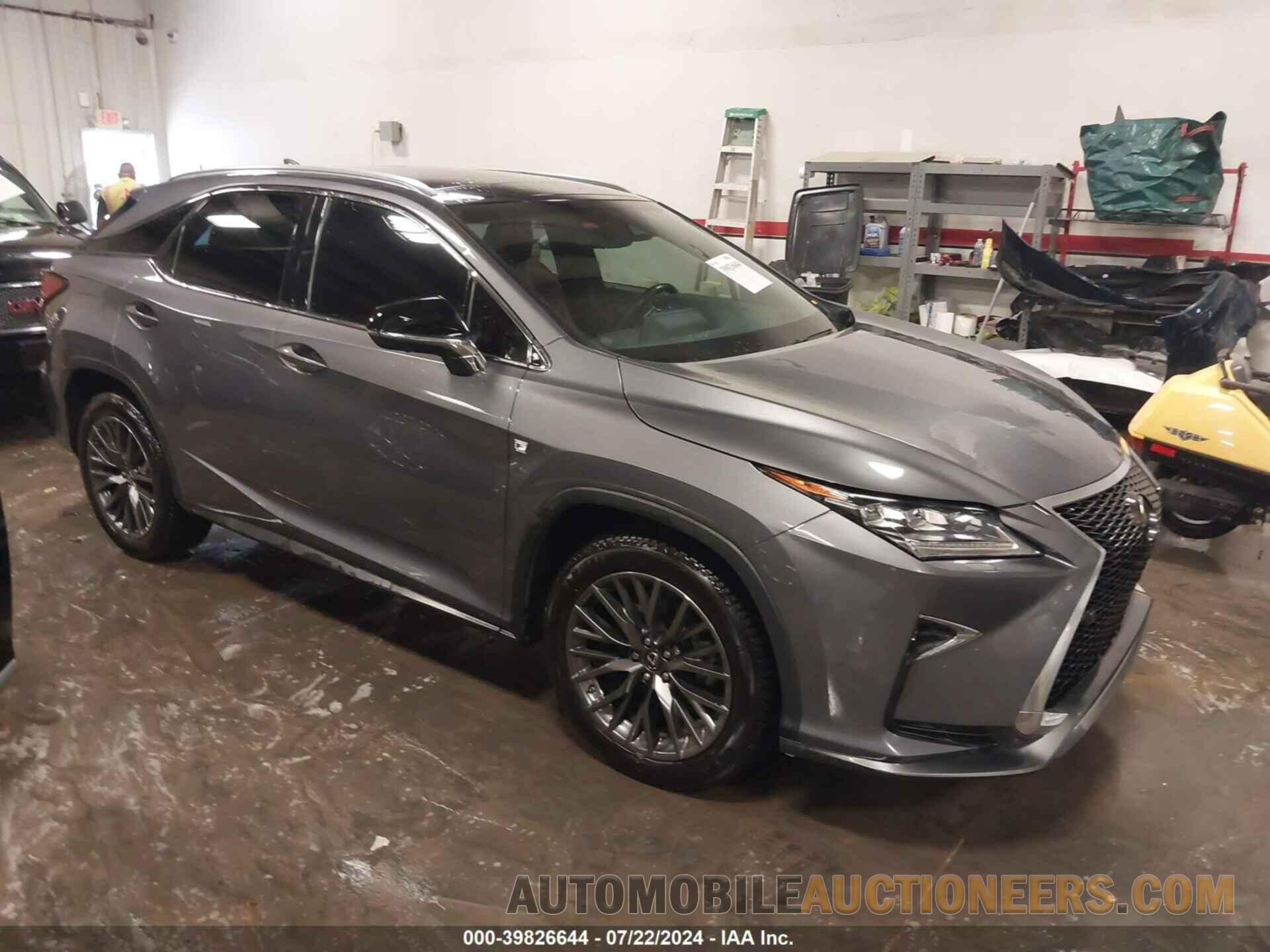 2T2BZMCA4GC027000 LEXUS RX 350 2016