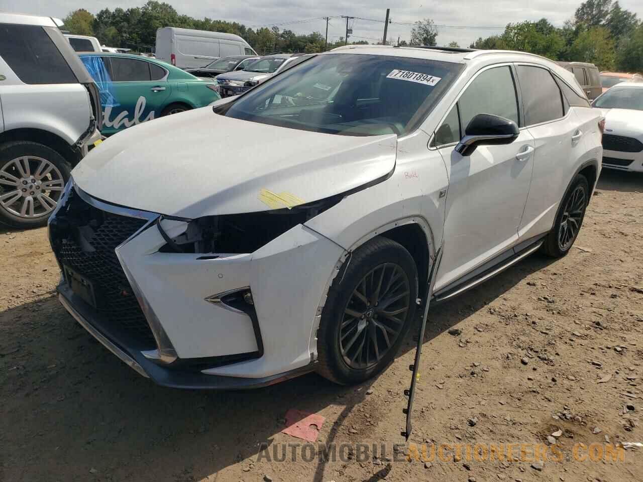 2T2BZMCA4HC061665 LEXUS RX350 2017